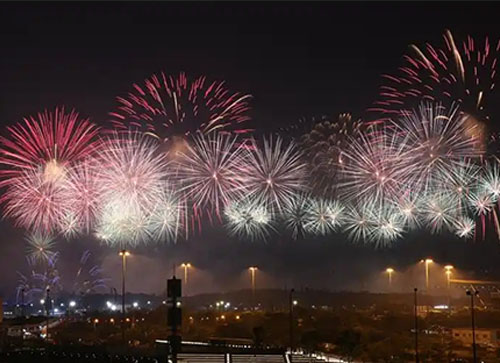 新和县焰火晚会